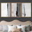 "Minimal Landscape Pastel" noir et blanc, gris, images neutres, impression sur toile, 3 pièces-94434106-94434105