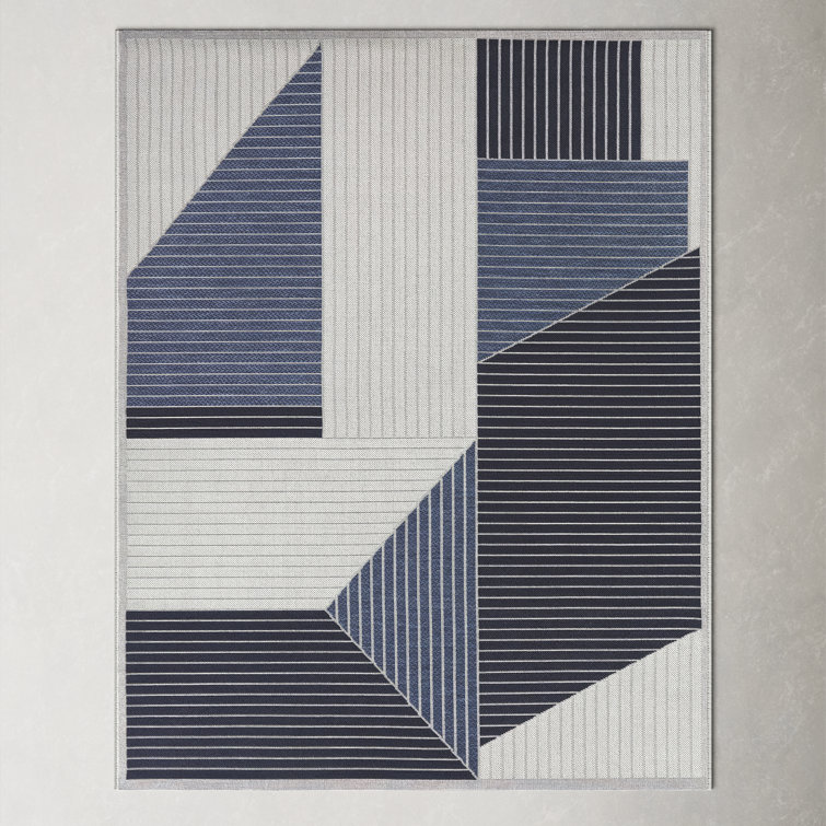 Fadia Blue Indoor/Outdoor Rug