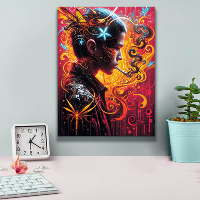 'Mythical Inhalations' Canvas Wall Art