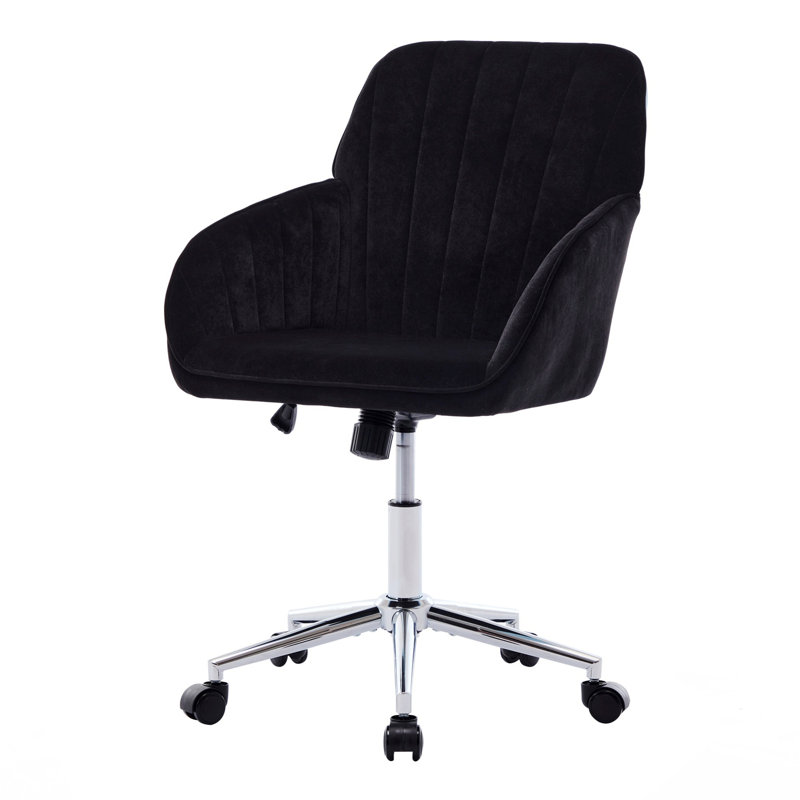 Chaise de bureau réglable, chaise pivotante pour bureau à domicile, Noir, noir, noir, noir