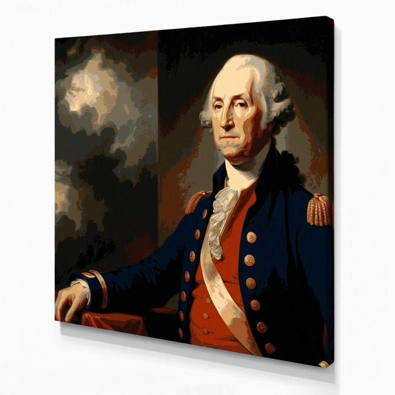 «USA State Washington Brown», art mural sur toile, H 12 po x l 12 po