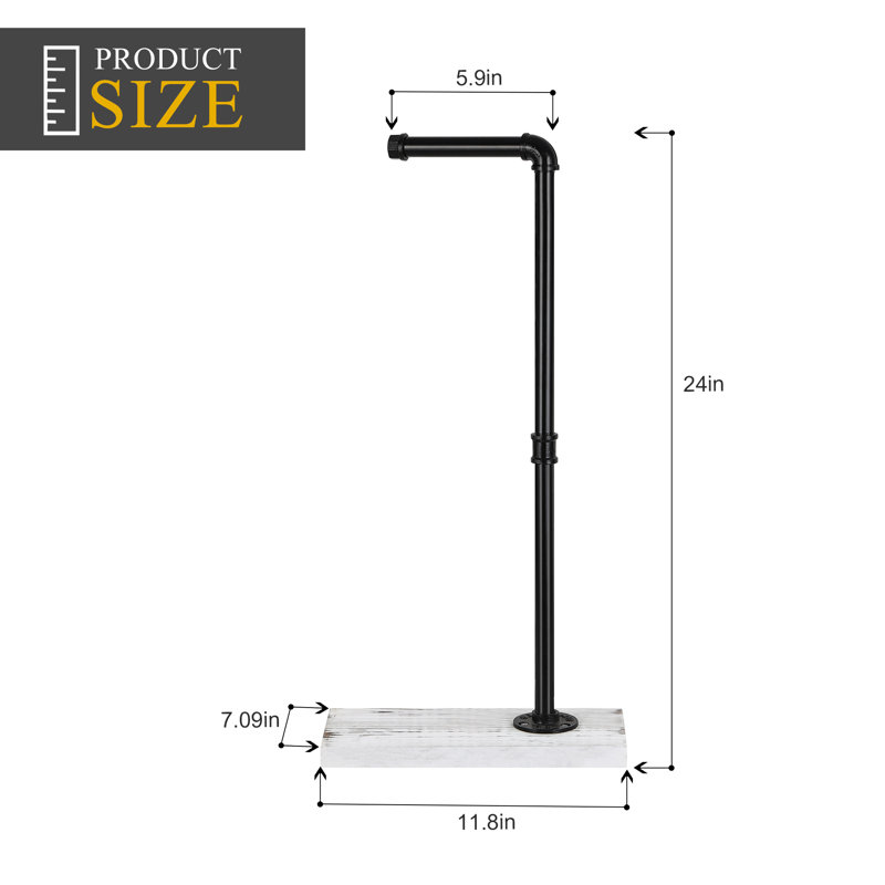 Iron Paper Towel Holder