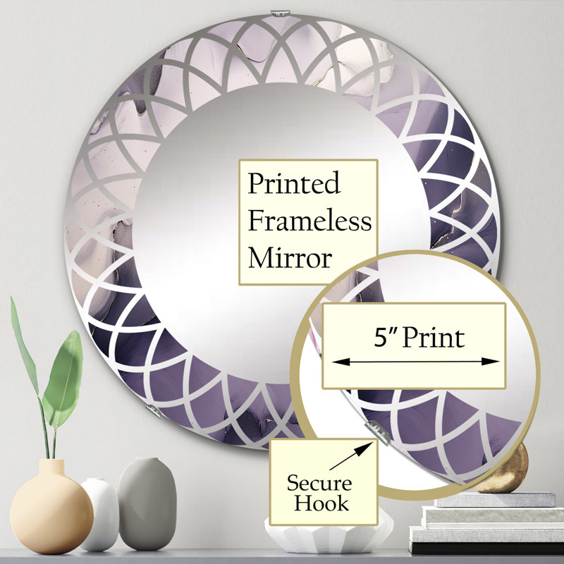 Miroir mural Rakowski, 24 po x 24 po