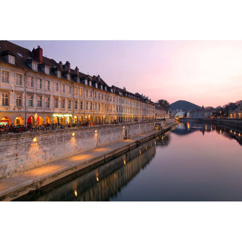 France 1 Piece Wrapped Canvas Wall Art, 30cm H x 46cm W