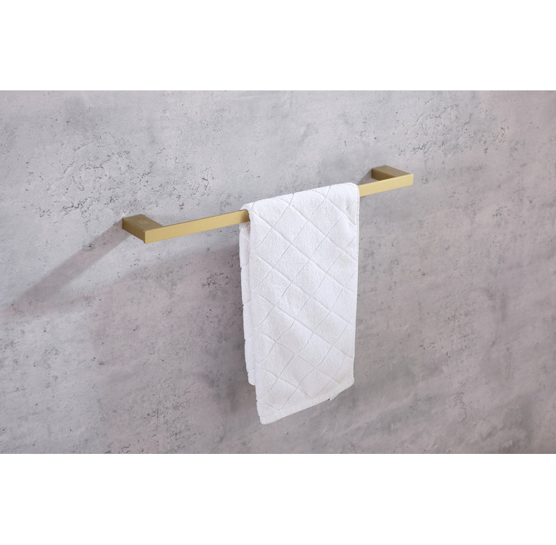 Brushed Gold Stainless Steel Bathroom Hardware Set