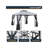 10' X 10' Patio Gazebo With Mosquito Net And Corner Shelves