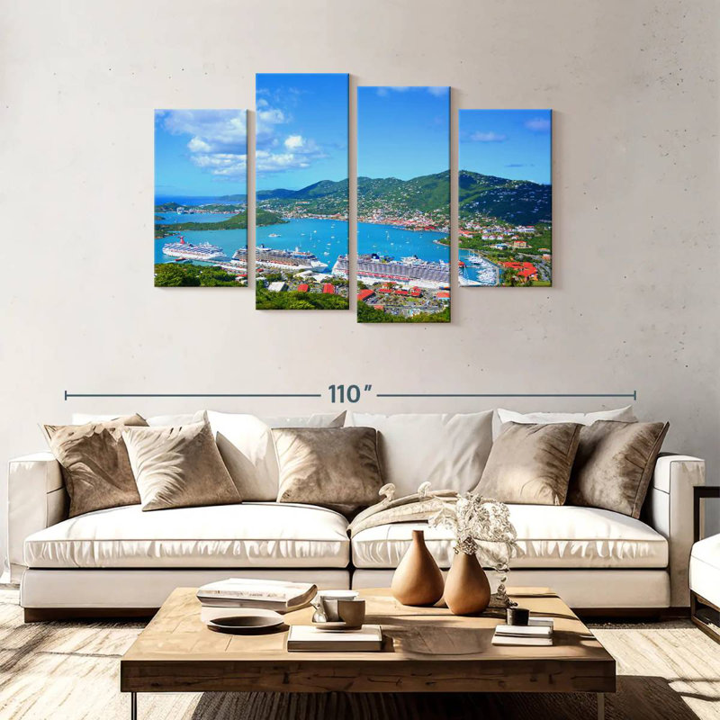 Gillard Marina In Saint Thomas, 48" H x 75" W