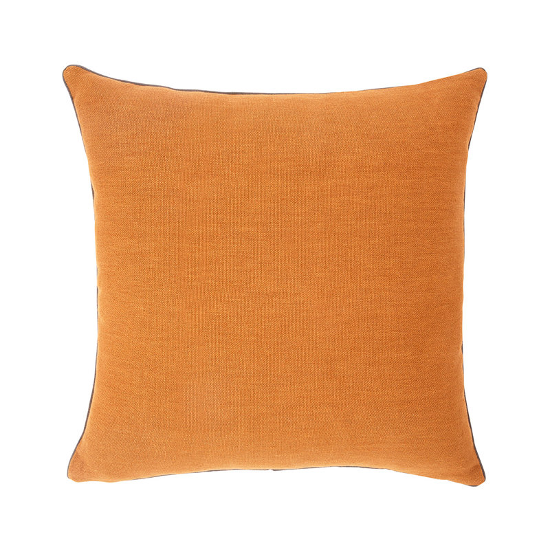 PIGMENT Linen Pillow Cover & Insert, Orange, Square 18"