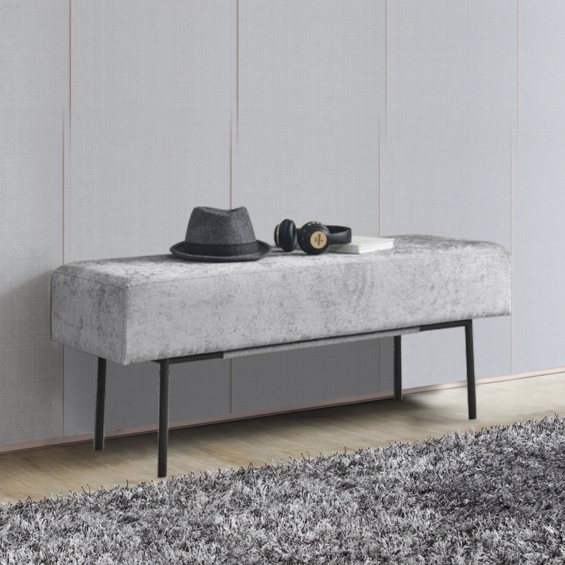 Cineus Chenille Upholstered Bench