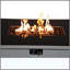 Table de foyer rectangulaire au propane en acier 40000 BTU pour la cour extérieure
