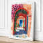 Mediterranean Courtyard Boho - Wrapped Canvas-2041794312-2041794314