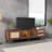 Modern TV Stand With App-Controlled LED Lights, Rattan Design, And Smart Storage For Tvs Up To 80 Inches