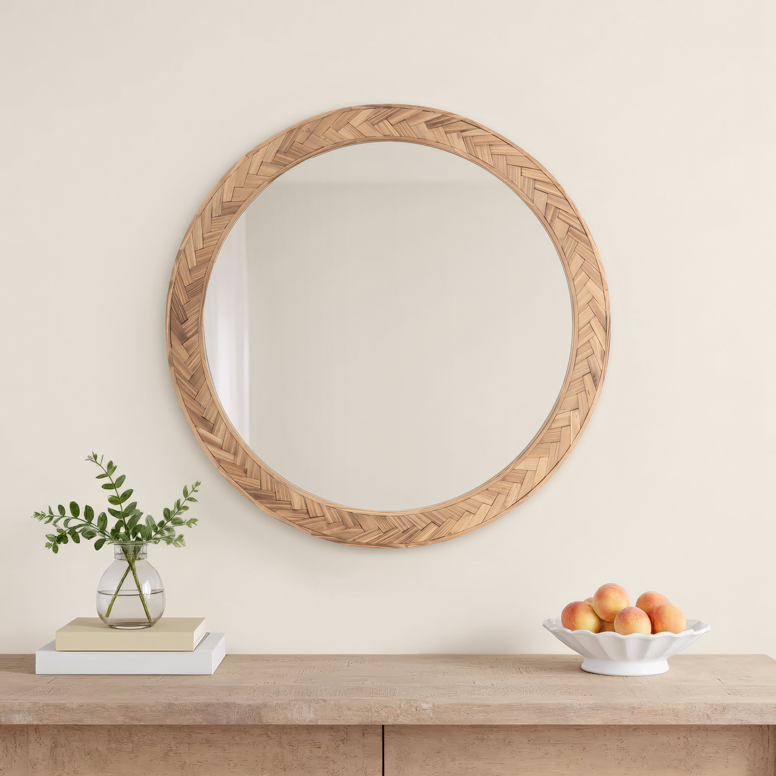 24" Cedar Accent Mirror