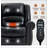 Power Lift Recliner Chair Heat Massage Dual Motor Infinite Position Up to 350 LBS,Genuine Leather-308222361