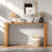 Simple Console Table With Semi-cylindrical Leg Design-244208529