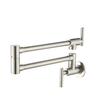Wall Mount Folding Kitchen Pot Filler Faucet