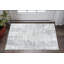 Tapis gris abstrait tissé à la main-1958423935