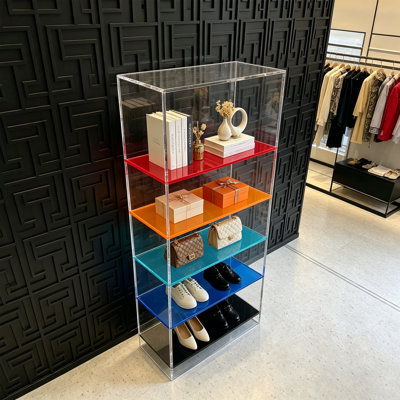 Simple multi-level storage and display bookcase