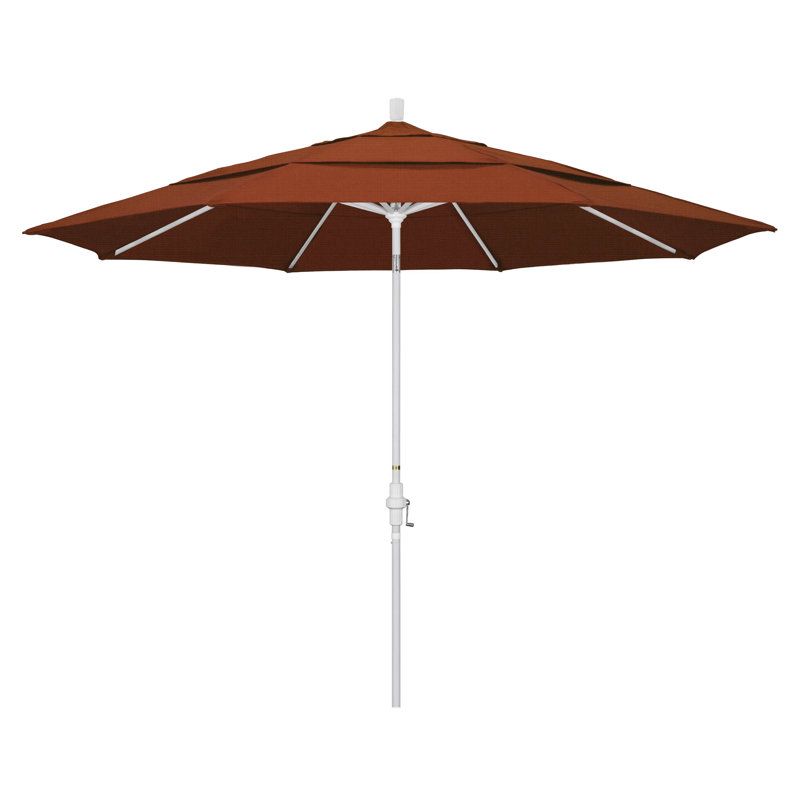 Parasol de marché Broadmeade octogonal Sunbrella, Terre cuite - oléfine