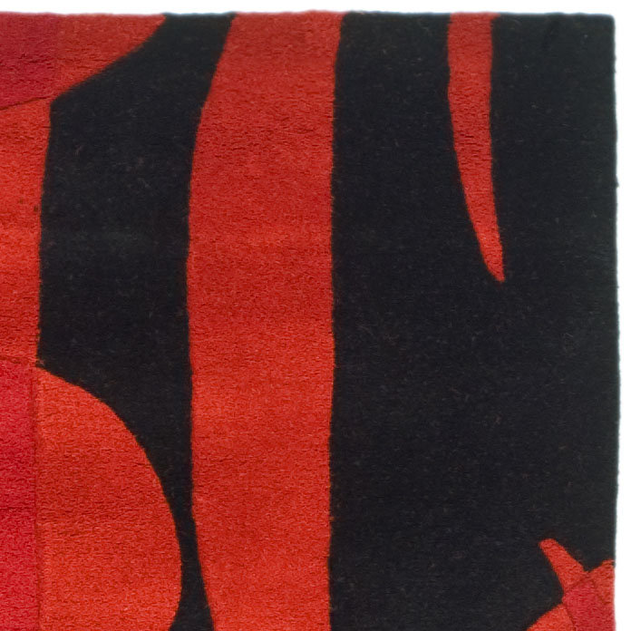 Amier Hand Tufted Wool Abstract Rug