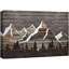 Western Western Effect Landscape Pastel Brown Tree Mountains Nature Abstract Artwork Living Room Decor on Canvas, impression-93388736-93388731