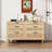 59" Rattan Dresser With Drawers, 6 Drawer Dresser For Bedroom, Clothes Storage Cabinet For Bedroom, Metal Handle&Wood Legs For Hallway, Living Room, Bedroom-12304092