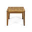 Table en bois - Conception à profil bas, l 20 po x P 20 po x P 15,39 po, utilisation extérieure élégante et fonctionnelle, 20 po x 20 po x 15,39 po, assemblage