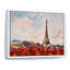 «Paris Eiffel Tower In Beau Fitul Summer VI», reproduction sur toile flottante-26075694-26075735