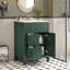 Meuble-lavabo 24 po avec lavabo en céramique 24 po, 2 tiroirs et 1 porte-388937217
