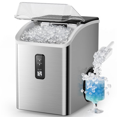 Simzlife 33 Lbs. Daily Nugget Ice Maker Countertop