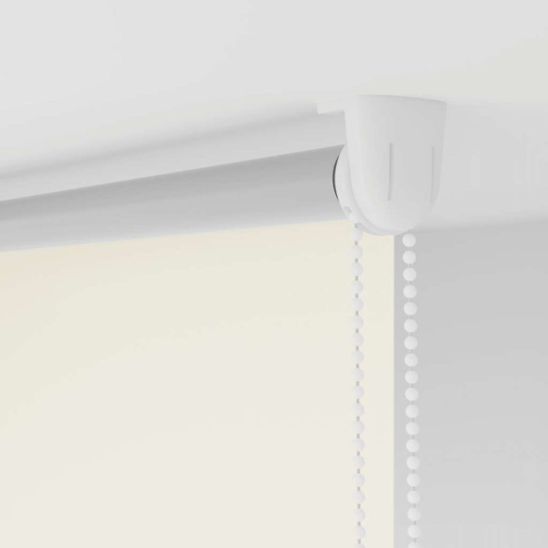 Room Darkening Roll-Up Blind, Beige, 40cm W x 100cm L