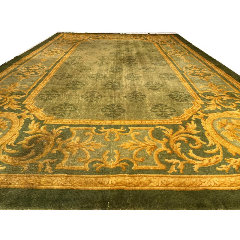 Donegal Green Handmade  Rug 10'9'' X 16'5''