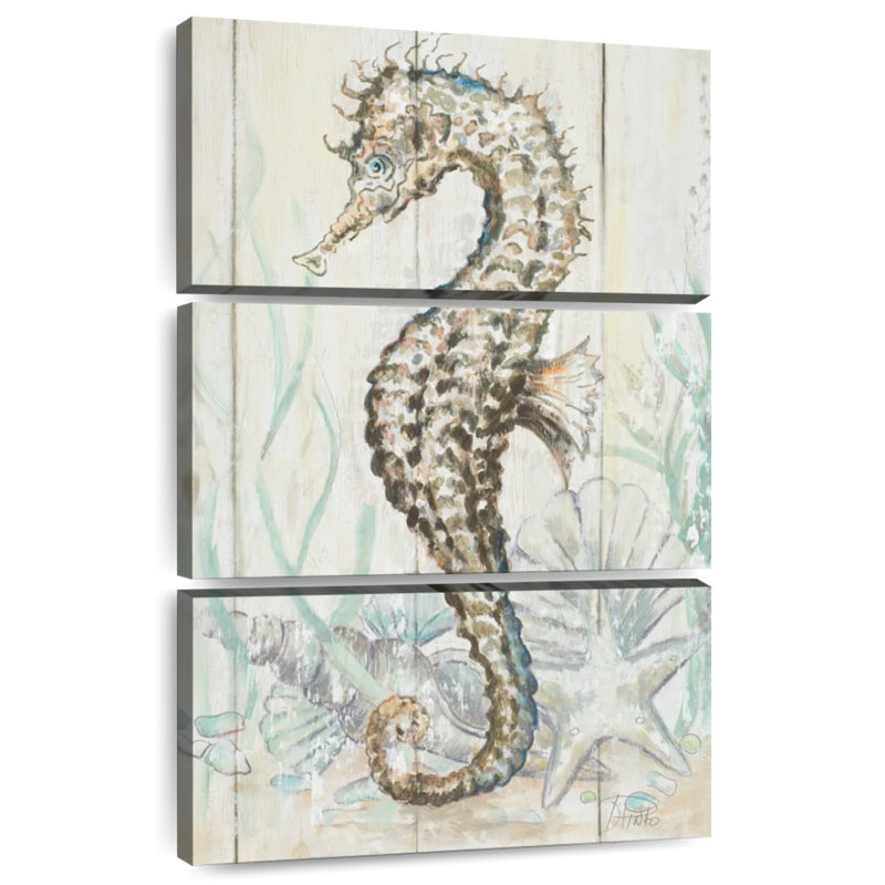 Hippocampe antique Brampt II, H 32 po x l 20 po