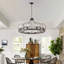 Lustre en cristal 10 lumières (noir)-555650962-555650961-539334028