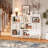 Wooden Open Shelf Bookcase, 3-Tier Cube Bookshelf, Modern Display Cabinet-604121014
