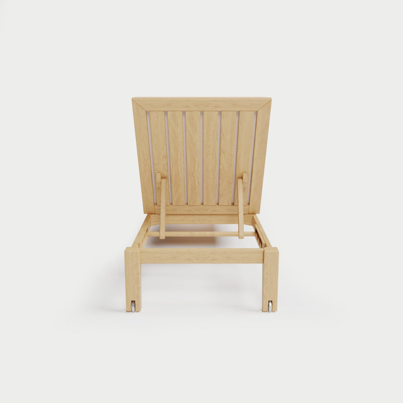 Solerno Heated Chaise Lounge — Dove, Bisque