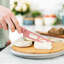 Leo 5" Stainless Steel Cheese Knife, Pink