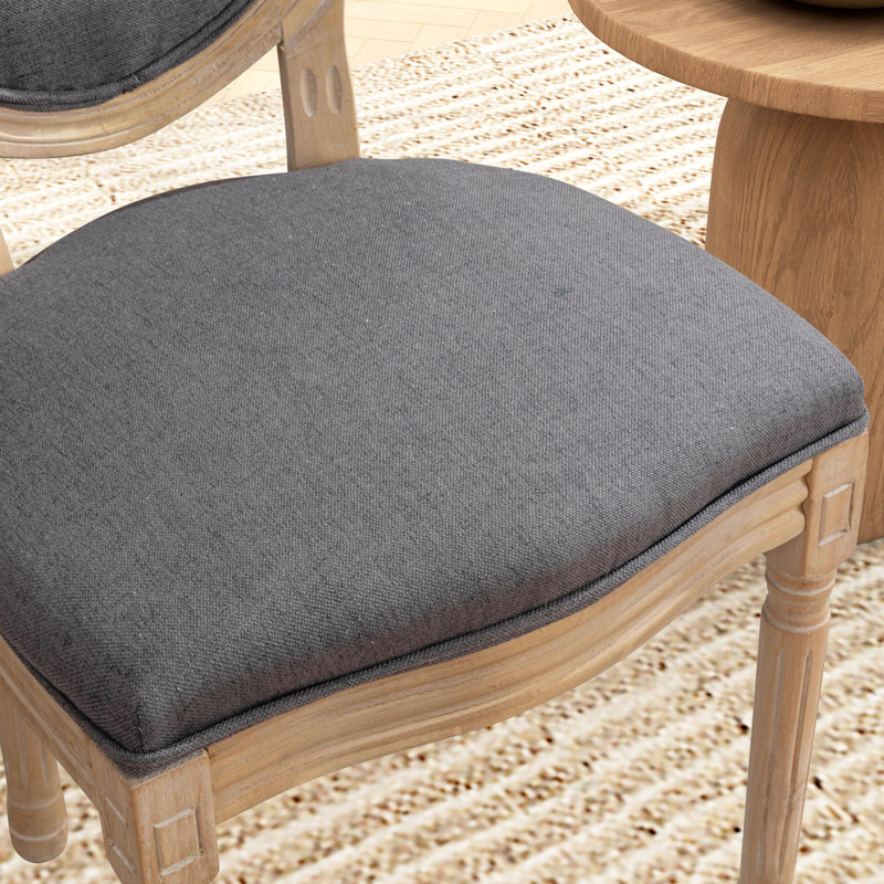 Chaise d'appoint Veana, Gris foncé
