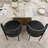 Modern Faux Leather Upholstered Side Dining Chair with Metal Frame-1774090129-1766621619