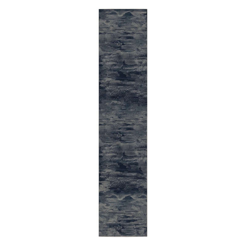 Chenille Abstract Indoor Rug, Runner 2'9" x 12'