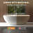 65" Freestanding Solid Surface Bathtub