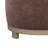 Mid-Century Modern Swivel Ottoman with Wood Base-557060780