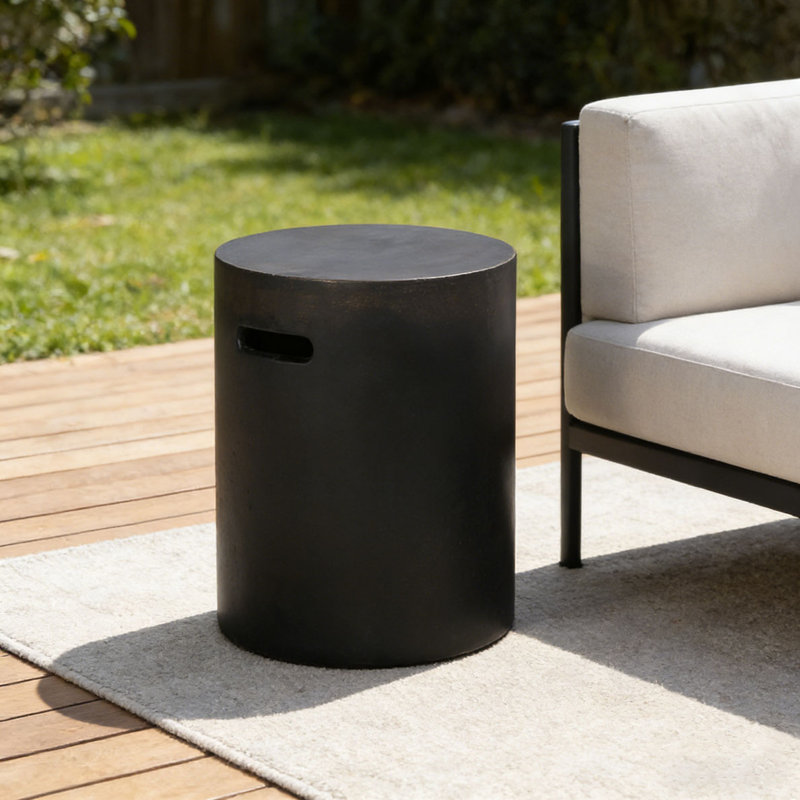 Outdoor LightWeight Concrete Side Table