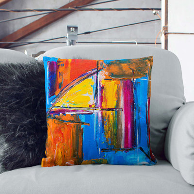 Abstract Square Cushion