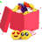 Emoticon Party Favours: Mini Plush Emoticon Keychains