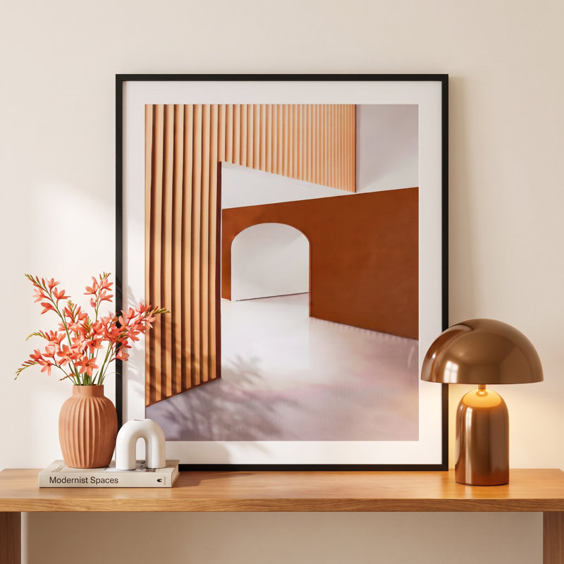 Wood Framed Architecture Photograph