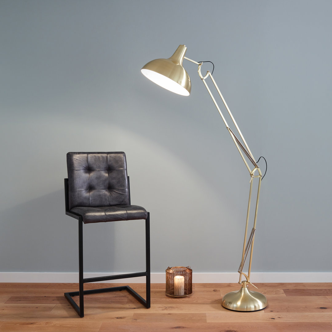 Iwamoto 180cm Brushed Task Floor Lamp
