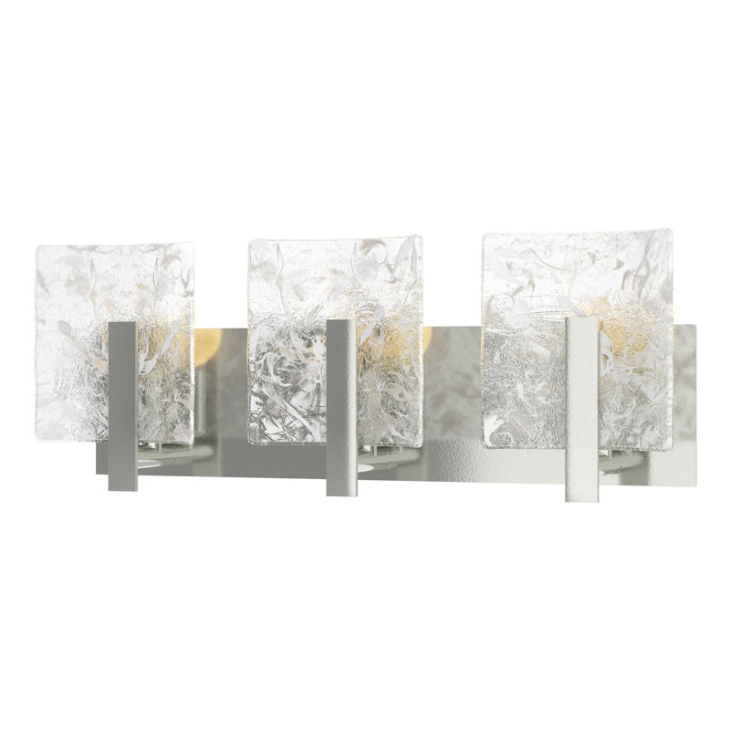 Arc 21.5" W 3 - Light Vanity Light, Sterling