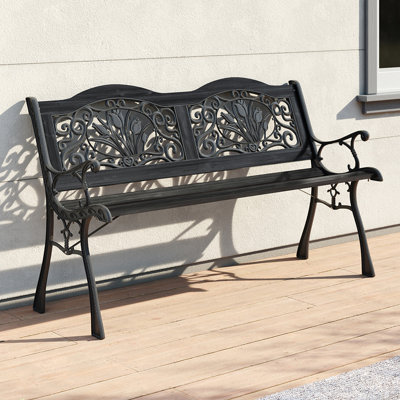 Coppedge Steel Outdoor Bench