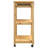 vidaXL Kitchen Trolley MONZA 33.1"x15.7"x34.8" Solid Wood Pine-1584898604